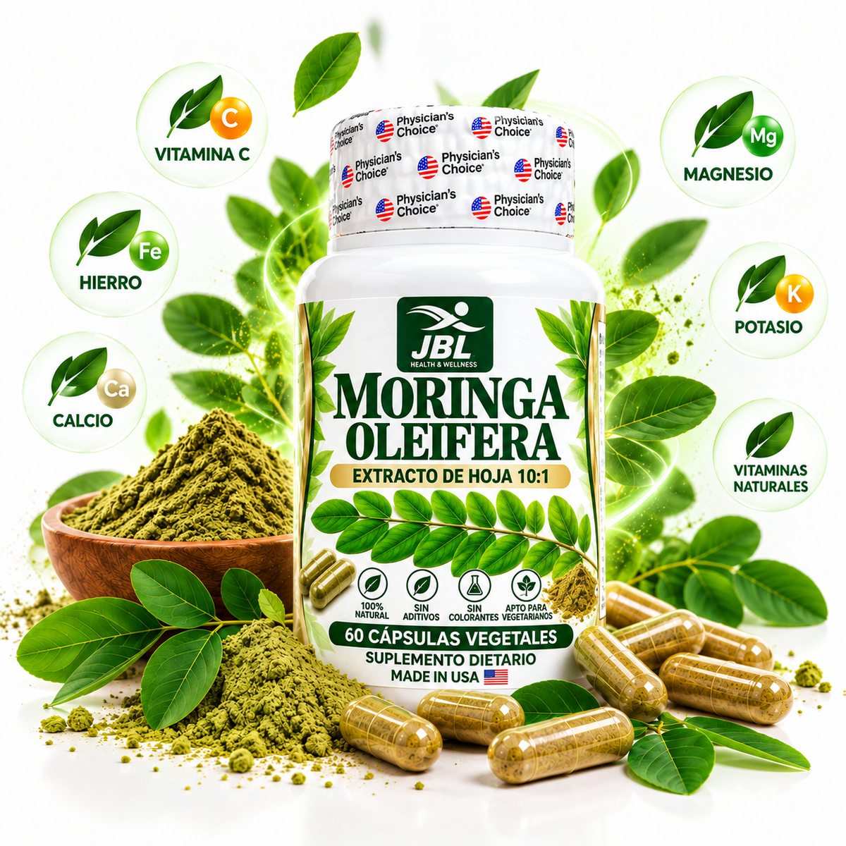 Moringa Oleifera Original (60 Capsulas)